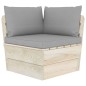 vidaXL Set Divani da Giardino su Pallet 6 pz con Cuscini Legno Abete vidaXL Set Divani da Giardino su Pallet 6 pz con Cuscini Legno Abete