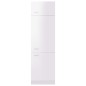 Armadio per Frigo Bianco Lucido 60x57x207 cm in Truciolato