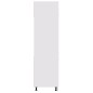Armadio per Frigo Bianco Lucido 60x57x207 cm in Truciolato