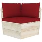 vidaXL Set Divani da Giardino su Pallet 9 pz con Cuscini Legno Abete vidaXL Set Divani da Giardino su Pallet 9 pz con Cuscini Legno Abete