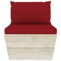 vidaXL Set Divani da Giardino su Pallet 8 pz con Cuscini Legno Abete vidaXL Set Divani da Giardino su Pallet 8 pz con Cuscini Legno Abete