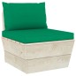 vidaXL Set Divani da Giardino su Pallet 10 pz con Cuscini Legno Abete vidaXL Set Divani da Giardino su Pallet 10 pz con Cuscini Legno Abete