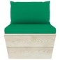 vidaXL Set Divani da Giardino su Pallet 10 pz con Cuscini Legno Abete vidaXL Set Divani da Giardino su Pallet 10 pz con Cuscini Legno Abete