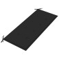 vidaXL Panca da Giardino con Cuscino 120 cm in Bambù