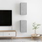 Mobili TV Grigio Cemento 2 pz 30,5x30x60 cm in Truciolato Mobili TV Grigio Cemento 2 pz 30,5x30x60 cm in Truciolato
