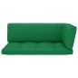 vidaXL Divano Angolare da Giardino Pallet Legno Pino Impregnato Verde vidaXL Divano Angolare da Giardino Pallet Legno Pino Impregnato Verde