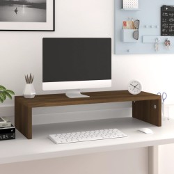 Supporto Monitor Rovere Marrone 60x23,5x12 cm Legno Multistrato