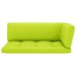 vidaXL Divano Angolare da Giardino Pallet Legno Pino Impregnato Verde vidaXL Divano Angolare da Giardino Pallet Legno Pino Impregnato Verde