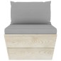 vidaXL Set Divani da Giardino su Pallet 11 pz con Cuscini Legno Abete vidaXL Set Divani da Giardino su Pallet 11 pz con Cuscini Legno Abete