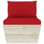 vidaXL Set Divani da Giardino su Pallet 12 pz con Cuscini Legno Abete vidaXL Set Divani da Giardino su Pallet 12 pz con Cuscini Legno Abete