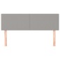 vidaXL Testiere 2 pz Grigio Chiaro 72x5x78/88 cm in Tessuto vidaXL Testiere 2 pz Grigio Chiaro 72x5x78/88 cm in Tessuto