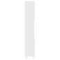 vidaXL Mobile da Bagno Bianco 30x30x179 cm in Legno Multistrato vidaXL Mobile da Bagno Bianco 30x30x179 cm in Legno Multistrato