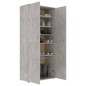 Scarpiera Grigio Cemento 80x39x178 cm in Truciolato Scarpiera Grigio Cemento 80x39x178 cm in Truciolato