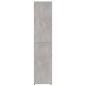 Scarpiera Grigio Cemento 80x39x178 cm in Truciolato Scarpiera Grigio Cemento 80x39x178 cm in Truciolato