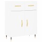 vidaXL Credenza Bianca 69,5x34x180 cm in Legno Multistrato vidaXL Credenza Bianca 69,5x34x180 cm in Legno Multistrato