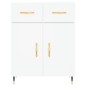vidaXL Credenza Bianca 69,5x34x180 cm in Legno Multistrato vidaXL Credenza Bianca 69,5x34x180 cm in Legno Multistrato