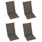 vidaXL Sedie da Giardino Reclinabili 3 pz con Cuscini Massello Acacia vidaXL Sedie da Giardino Reclinabili 3 pz con Cuscini Massello Acacia