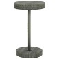 vidaXL Set Bar da Giardino 3 pz con Cuscini in Polyrattan Grigio vidaXL Set Bar da Giardino 3 pz con Cuscini in Polyrattan Grigio
