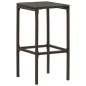 vidaXL Set da Bar da Giardino 7 pz con Cuscini in Polyrattan Marrone vidaXL Set da Bar da Giardino 7 pz con Cuscini in Polyrattan Marrone