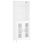 vidaXL Credenza Bianca 69,5x34x180 cm in Legno Multistrato vidaXL Credenza Bianca 69,5x34x180 cm in Legno Multistrato