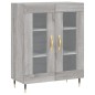 vidaXL Credenza Grigio Sonoma 69,5x34x180 cm in Legno Multistrato vidaXL Credenza Grigio Sonoma 69,5x34x180 cm in Legno Multistrato