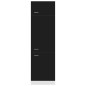 Armadio per Frigo Nero 60x57x207 cm in Legno Multistrato Armadio per Frigo Nero 60x57x207 cm in Legno Multistrato