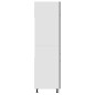 Armadio per Frigo Nero 60x57x207 cm in Legno Multistrato Armadio per Frigo Nero 60x57x207 cm in Legno Multistrato