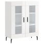 vidaXL Credenza Bianco Lucido 69,5x34x180 cm in Legno Multistrato vidaXL Credenza Bianco Lucido 69,5x34x180 cm in Legno Multistrato