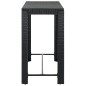 vidaXL Set Bar da Giardino 7 pz con Cuscini in Polyrattan Crema vidaXL Set Bar da Giardino 7 pz con Cuscini in Polyrattan Crema