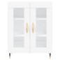 vidaXL Credenza Bianca 69,5x34x180 cm in Legno Multistrato vidaXL Credenza Bianca 69,5x34x180 cm in Legno Multistrato