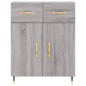 vidaXL Credenza Grigio Sonoma 69,5x34x180 cm in Legno Multistrato vidaXL Credenza Grigio Sonoma 69,5x34x180 cm in Legno Multistrato