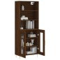 vidaXL Credenza Rovere Marrone 69,5x34x180 cm in Legno Multistrato vidaXL Credenza Rovere Marrone 69,5x34x180 cm in Legno Multistrato