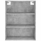vidaXL Credenza Grigio Cemento 69,5x34x180 cm in Legno Multistrato vidaXL Credenza Grigio Cemento 69,5x34x180 cm in Legno Multistrato