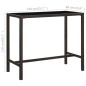 vidaXL Set da Bar da Giardino 7 pz con Cuscini in Polyrattan Marrone vidaXL Set da Bar da Giardino 7 pz con Cuscini in Polyrattan Marrone