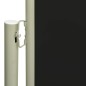 Tenda Laterale Retrattile per Patio 140x300 cm Nera Tenda Laterale Retrattile per Patio 140x300 cm Nera