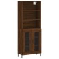 vidaXL Credenza Rovere Marrone 69,5x34x180 cm in Legno Multistrato vidaXL Credenza Rovere Marrone 69,5x34x180 cm in Legno Multistrato