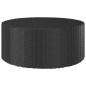 vidaXL Set Divani da Giardino 9 pz con Cuscini in Polyrattan Nero vidaXL Set Divani da Giardino 9 pz con Cuscini in Polyrattan Nero