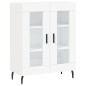 vidaXL Credenza Bianca 69,5x34x180 cm in Legno Multistrato vidaXL Credenza Bianca 69,5x34x180 cm in Legno Multistrato
