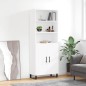 vidaXL Credenza Bianca 69,5x34x180 cm in Legno Multistrato vidaXL Credenza Bianca 69,5x34x180 cm in Legno Multistrato