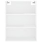 vidaXL Credenza Bianco Lucido 69,5x34x180 cm in Legno Multistrato vidaXL Credenza Bianco Lucido 69,5x34x180 cm in Legno Multistrato