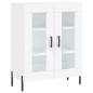 vidaXL Credenza Bianca 69,5x34x180 cm in Legno Multistrato vidaXL Credenza Bianca 69,5x34x180 cm in Legno Multistrato