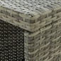 vidaXL Set da Bar da Giardino 5 pz con Cuscini in Polyrattan Grigio vidaXL Set da Bar da Giardino 5 pz con Cuscini in Polyrattan Grigio