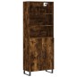 vidaXL Credenza Rovere Fumo 69,5x34x180 cm in Legno Multistrato vidaXL Credenza Rovere Fumo 69,5x34x180 cm in Legno Multistrato