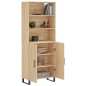 vidaXL Credenza Rovere Sonoma 69,5x34x180 cm in Legno Multistrato vidaXL Credenza Rovere Sonoma 69,5x34x180 cm in Legno Multistrato
