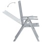 vidaXL Sedie da Giardino Reclinabili 6 pz con Cuscini Massello Acacia vidaXL Sedie da Giardino Reclinabili 6 pz con Cuscini Massello Acacia