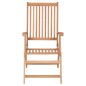 vidaXL Sedie Reclinabili da Giardino 4 pz in Legno Massello di Teak vidaXL Sedie Reclinabili da Giardino 4 pz in Legno Massello di Teak