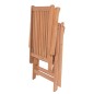 vidaXL Sedie Reclinabili da Giardino 4 pz in Legno Massello di Teak vidaXL Sedie Reclinabili da Giardino 4 pz in Legno Massello di Teak