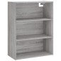 vidaXL Credenza Grigio Sonoma 69,5x34x180 cm in Legno Multistrato vidaXL Credenza Grigio Sonoma 69,5x34x180 cm in Legno Multistrato