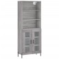 vidaXL Credenza Grigio Sonoma 69,5x34x180 cm in Legno Multistrato vidaXL Credenza Grigio Sonoma 69,5x34x180 cm in Legno Multistrato