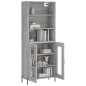 vidaXL Credenza Grigio Sonoma 69,5x34x180 cm in Legno Multistrato vidaXL Credenza Grigio Sonoma 69,5x34x180 cm in Legno Multistrato